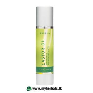 Frella Castor Oil - Rejuvenating Hair and Body Oil 100ml at MyHerbals.lk. Pure rejuvenating oil for thicker hair growth, eyelash enhancement, and deep skin hydration.