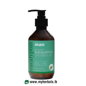 Frella Man - Sulfate Free Shower Gel with Eucalyptus Essential Oil 320ml at MyHerbals.lk. Refreshing antibacterial men's body wash for a cooling, natural clean.