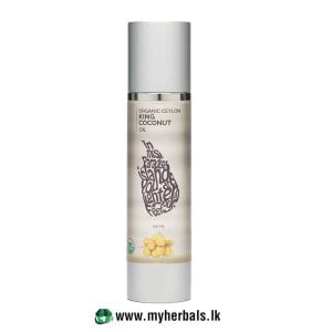 Frella Organic Virgin King Coconut Body & Hair Oil 100ml at MyHerbals.lk. Pure Sri Lankan King Coconut oil for intensive hair repair and skin glow.