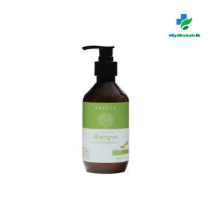FRELLA Lemongrass Shampoo 320ml bottle for natural scalp purification and healthy hair. Shop Now at www.myherbals.lk
